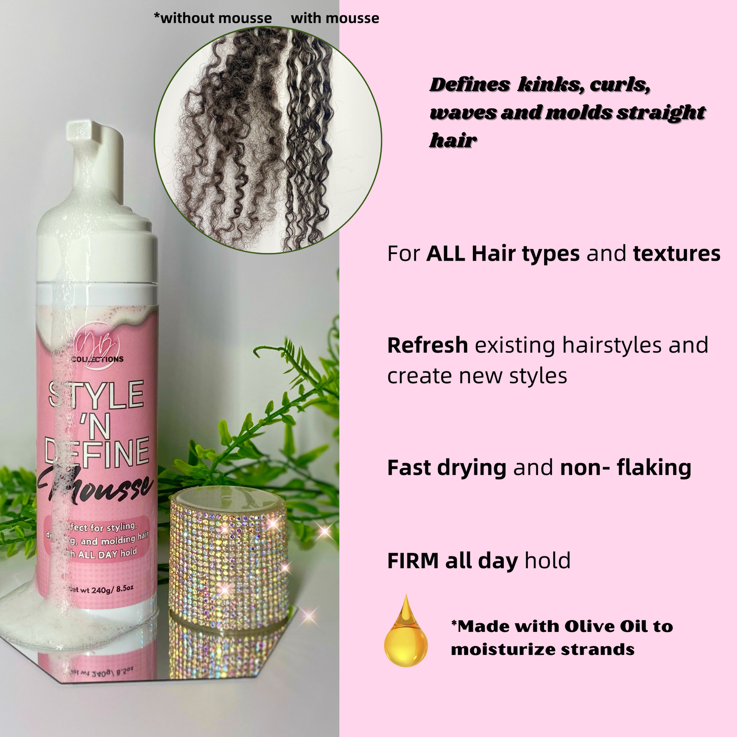 Style N' Define Hair Mousse